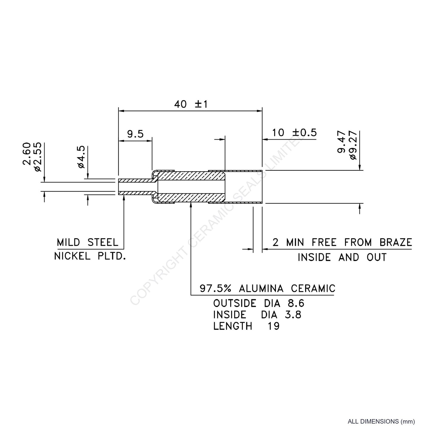 5kV Power Feedthrough
