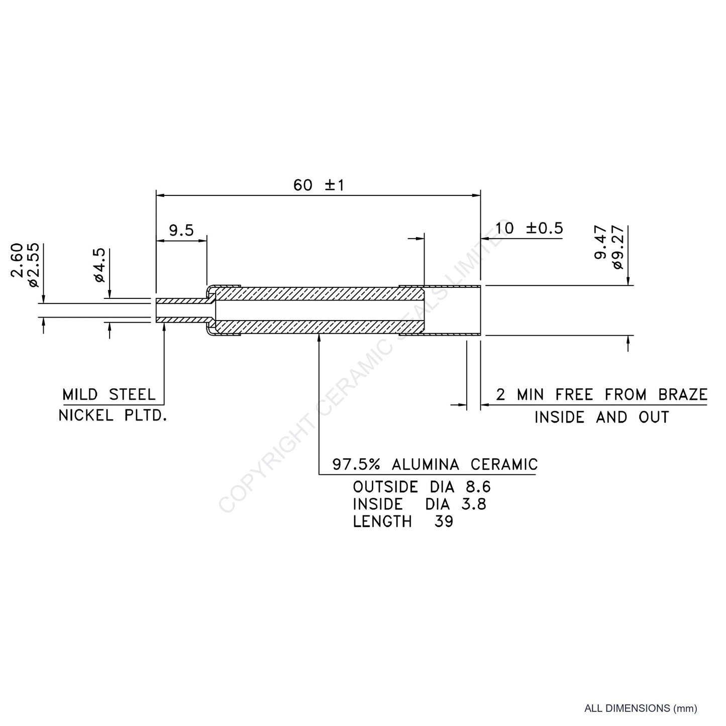 15kV Power Feedthrough