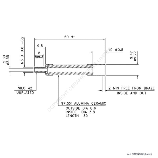15kV Metal Ceramic Seal