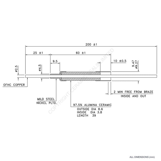 15kV Metal Ceramic Seal