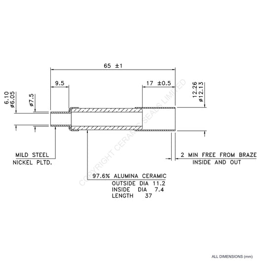 15kV Metal Ceramic Seal