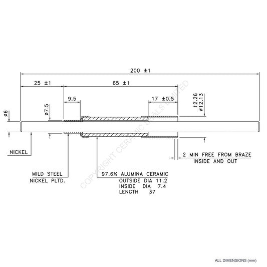 15kV Metal Ceramic Seal
