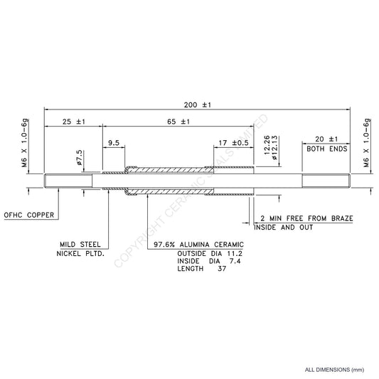 15kV Metal Ceramic Seal