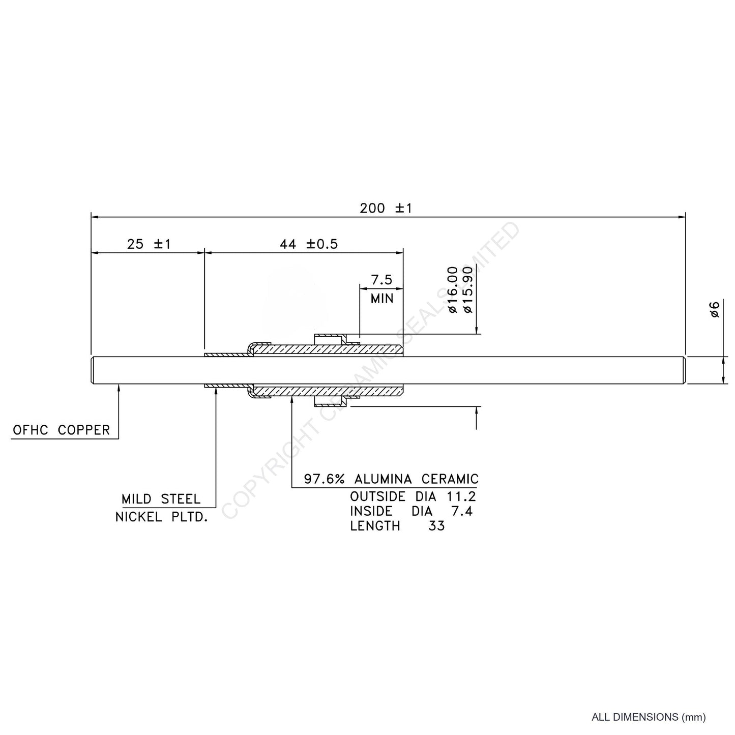 5kV Power Feedthrough