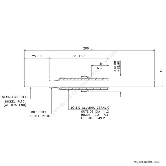 10kV Power Feedthrough
