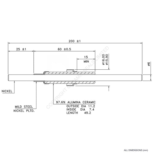 10kV Power Feedthrough