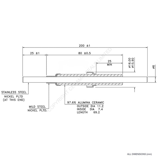 15kV Power Feedthrough