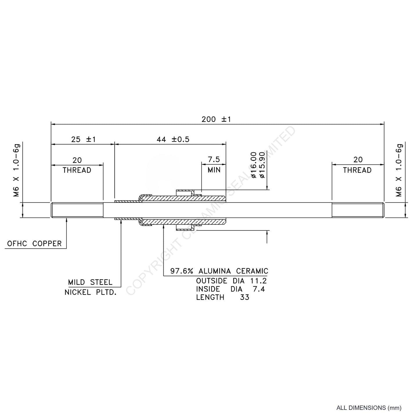 5kV Power Feedthrough