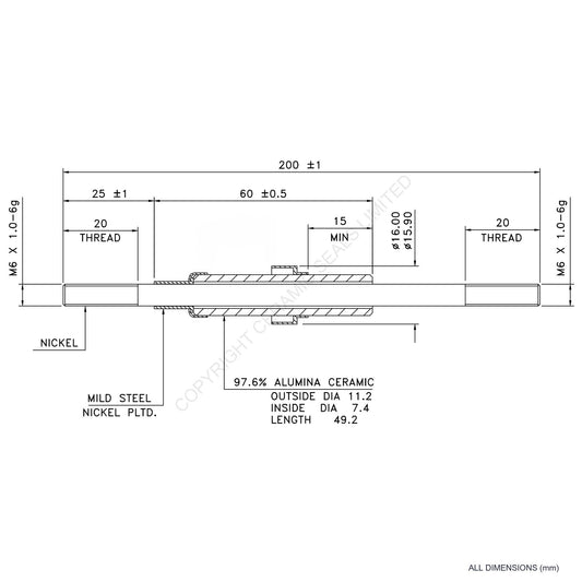 10kV Power Feedthrough