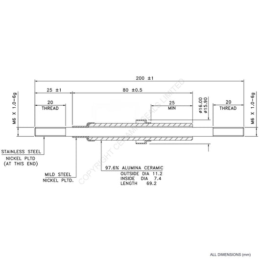 15kV Power Feedthrough