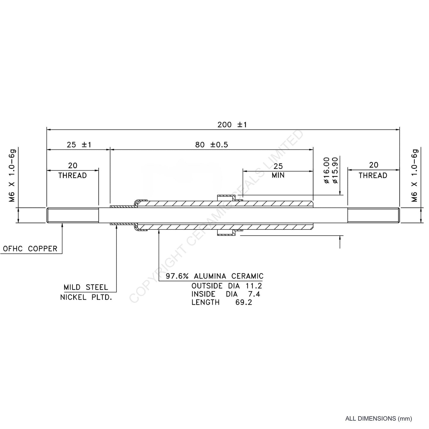 15kV Power Feedthrough