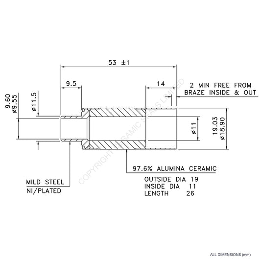10kV Feedthrough