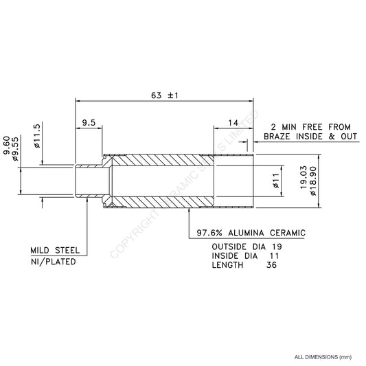 15kV Feedthrough