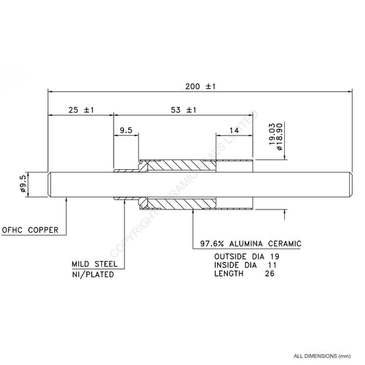 10kV Feedthrough