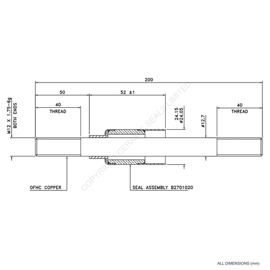 10kV Metal Ceramic Seal