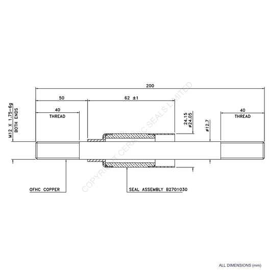 15kV Metal Ceramic Seal