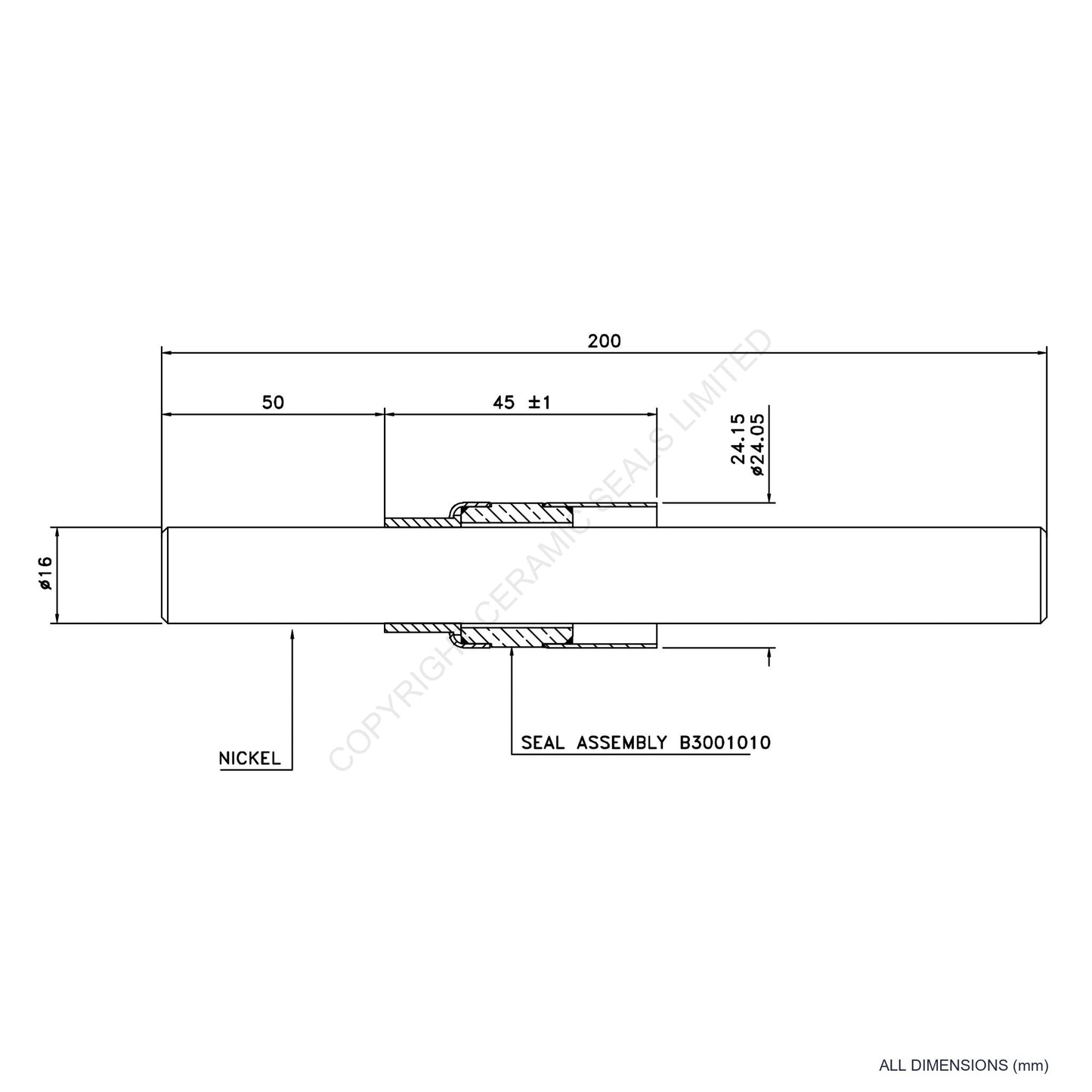 5kV Metal Ceramic Seal