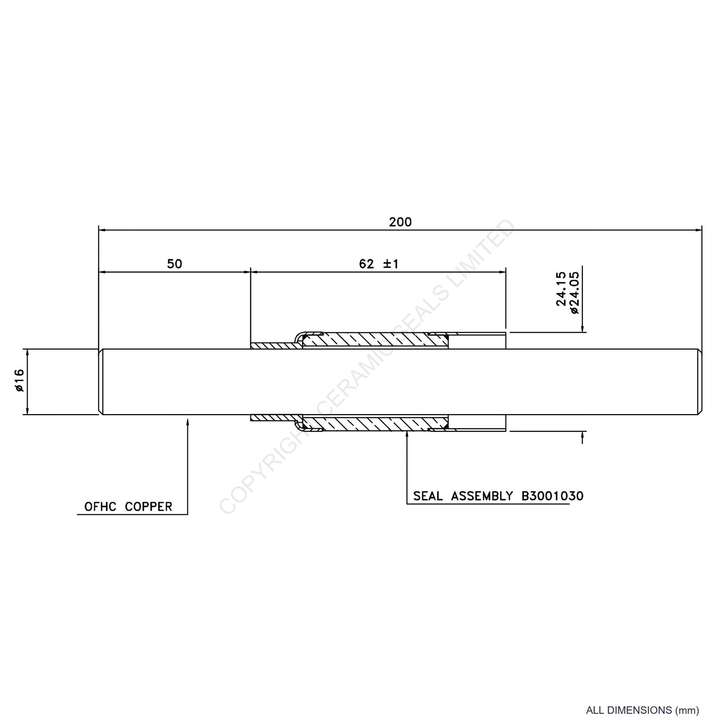 15kV Metal Ceramic Seal