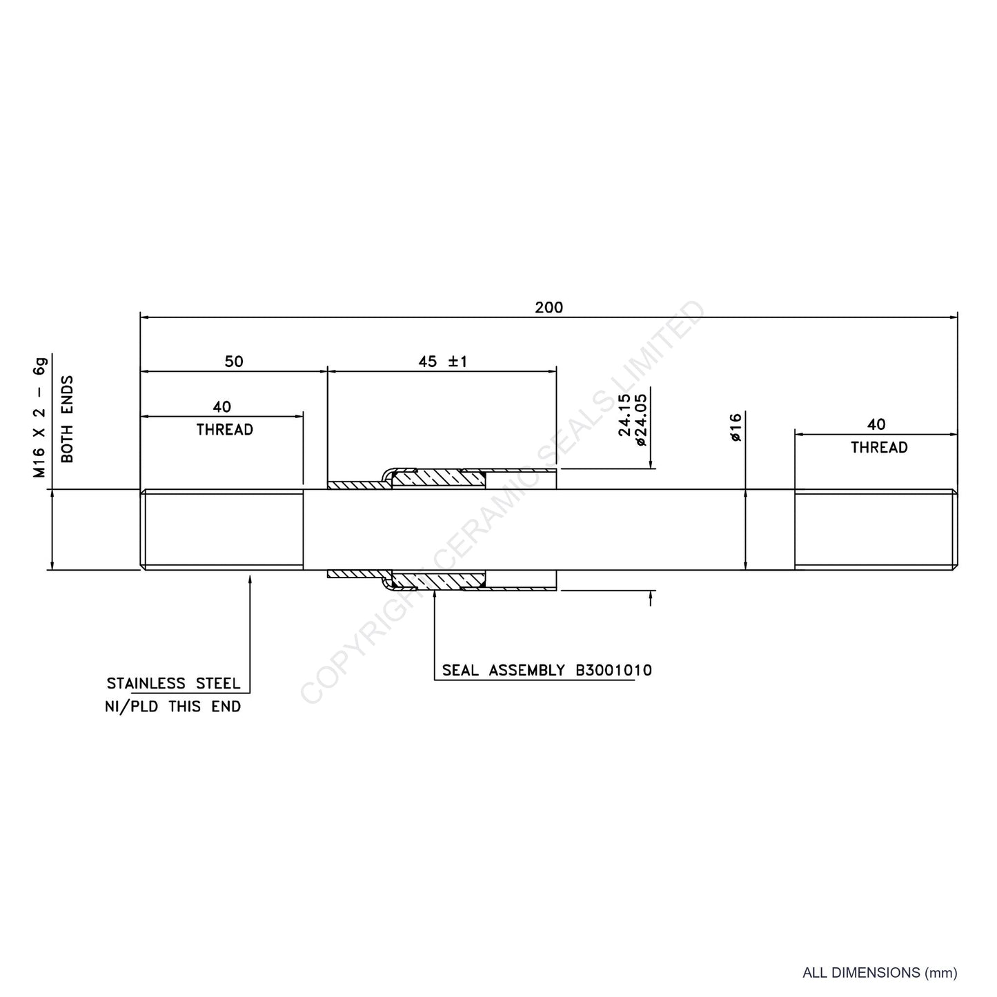 5kV Metal Ceramic Seal