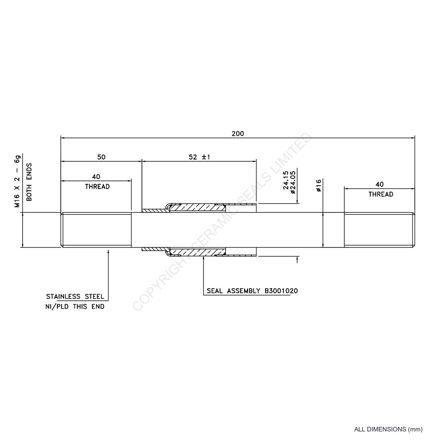 10kV Metal Ceramic Seal