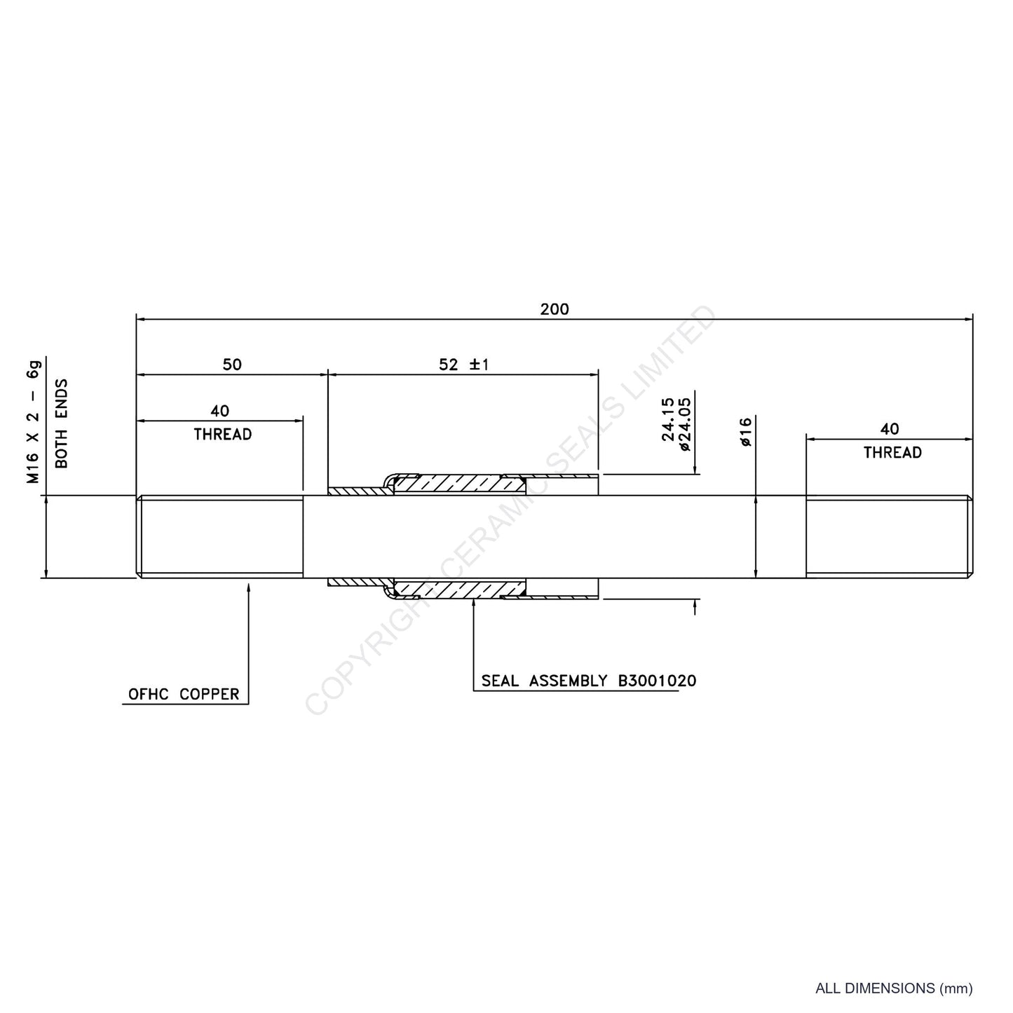 10kV Metal Ceramic Seal