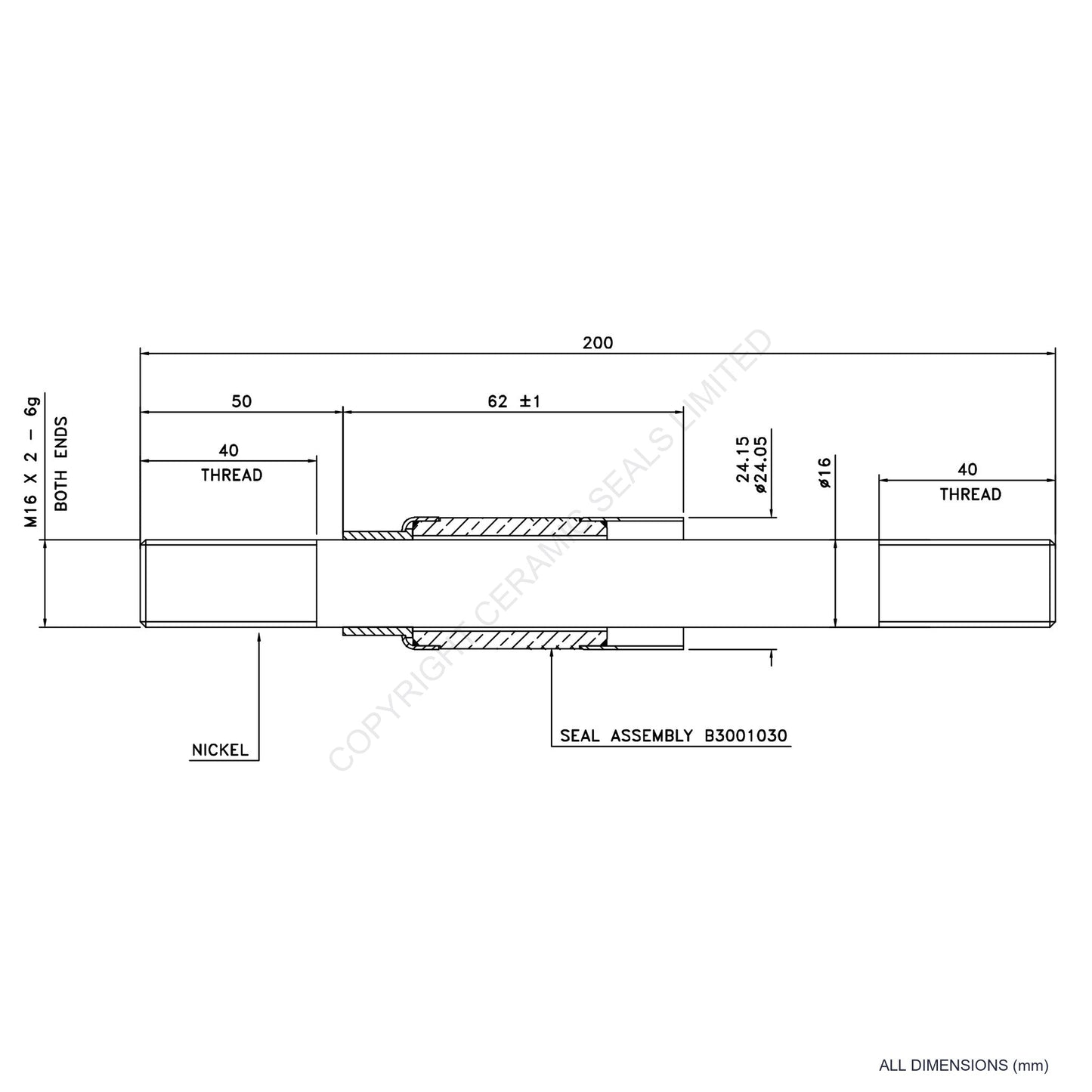 15kV Metal Ceramic Seal