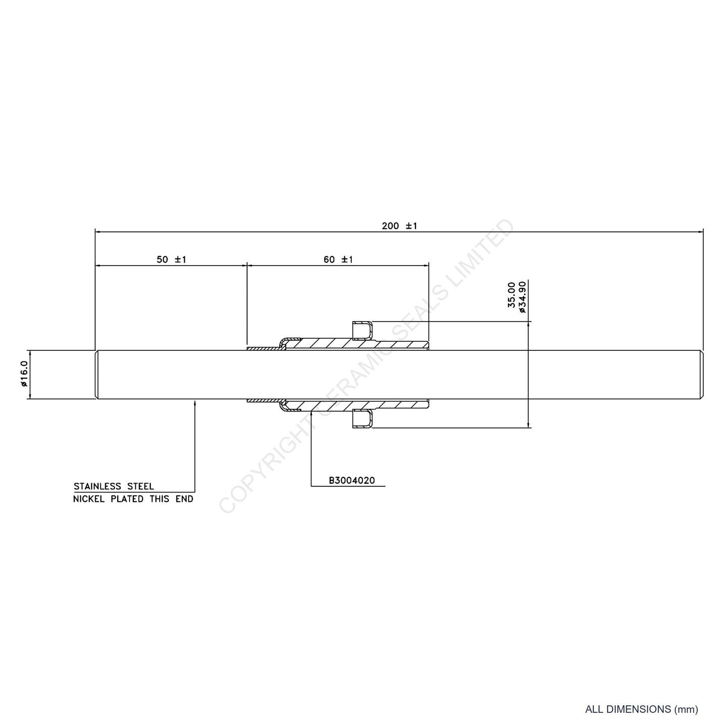 10kV Ceramic Metal Seal