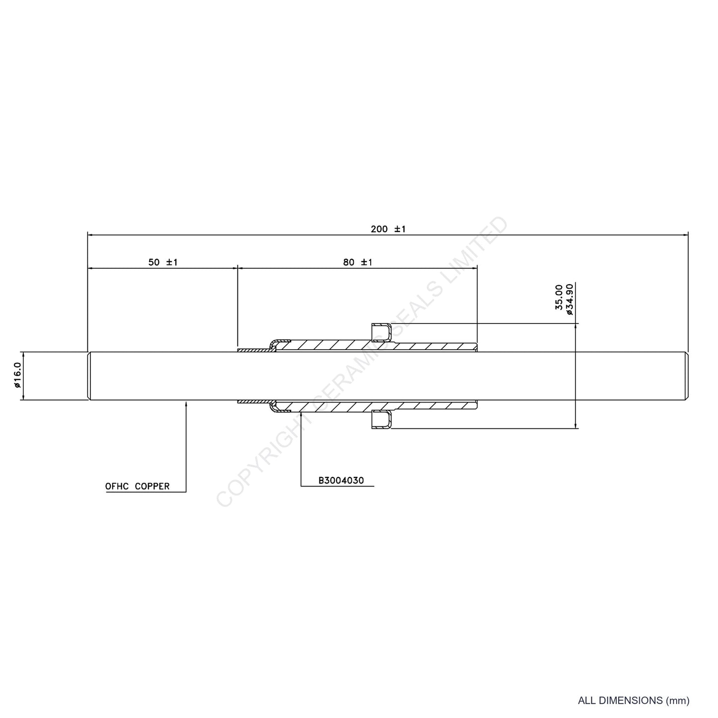 15kV Metal Ceramic Seal