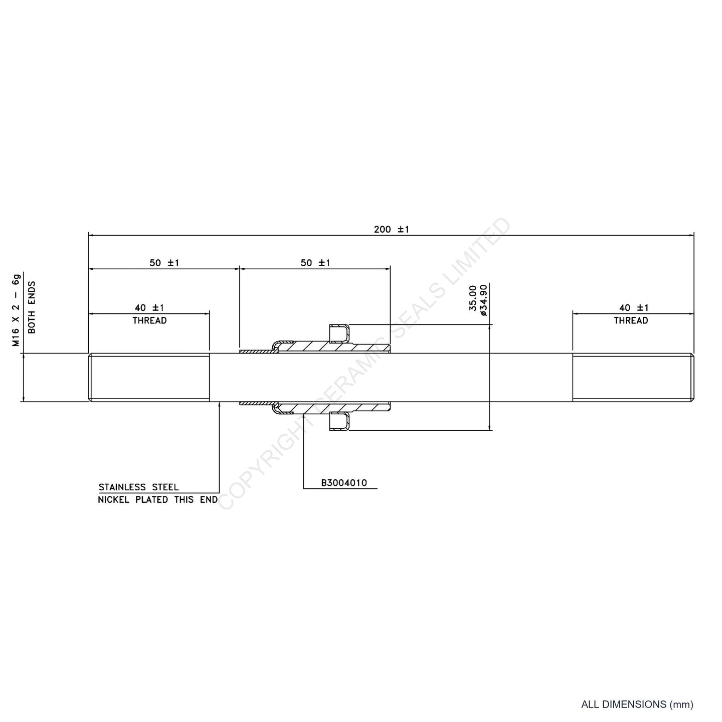 5kV Metal Ceramic Seal