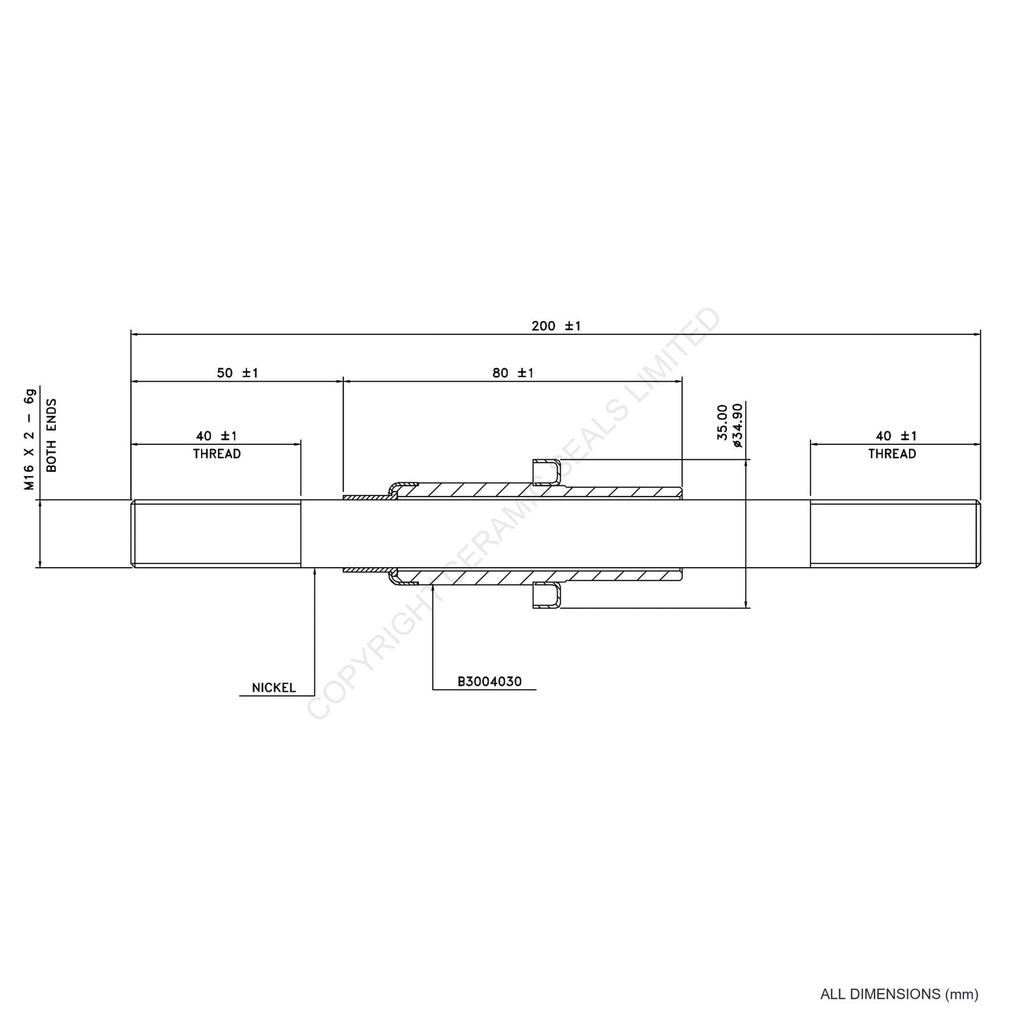 15kV Metal Ceramic Seal