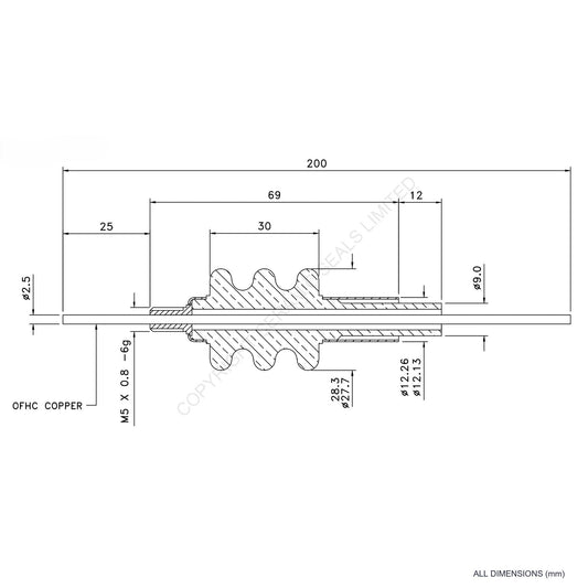 30kV Feedthrough Assembly