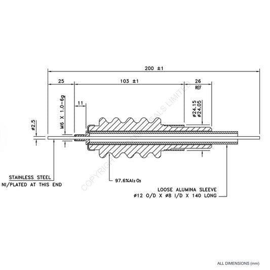 60kV Feedthrough Assembly