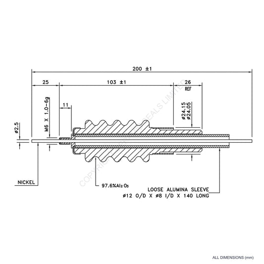 60kV Feedthrough Assembly