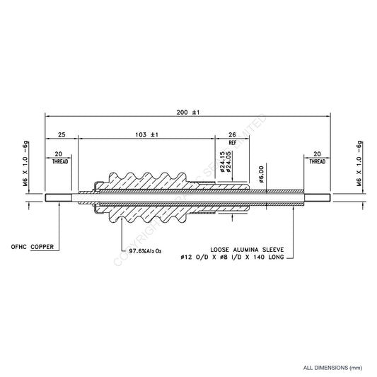60kV Feedthrough Assembly