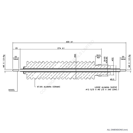150kV Feedthrough Assembly