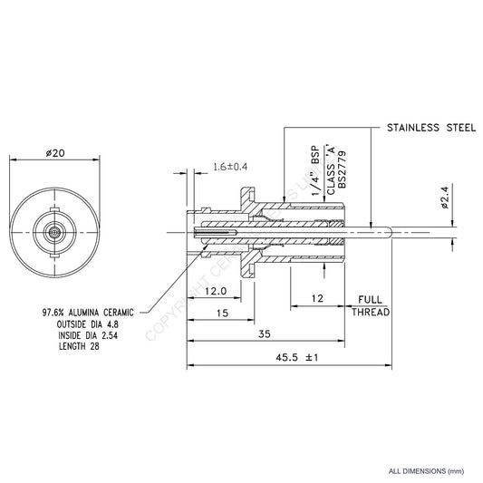500Vs BNC Single O-Ring Connector