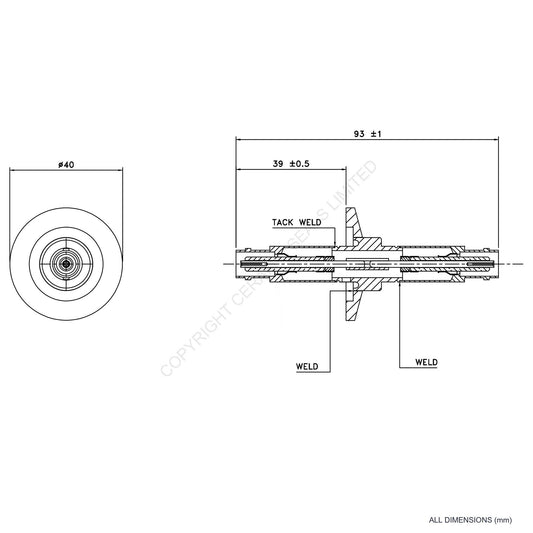 500V Double Ended BNC