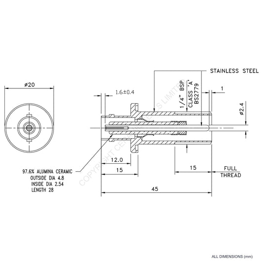 5kV MHV Single O-Ring Connector