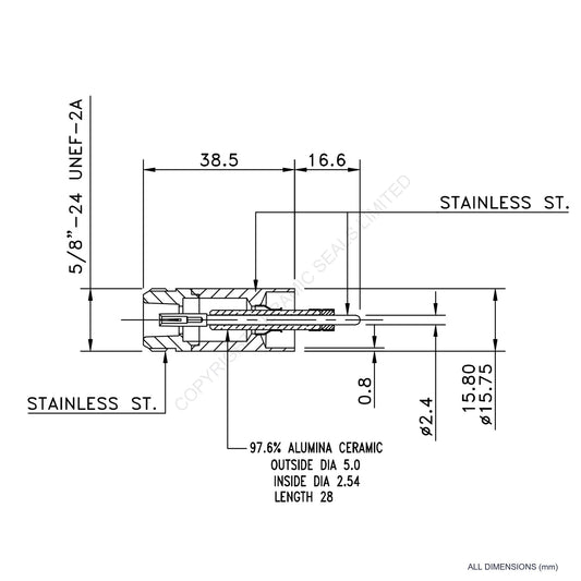 5kV Type 'N' Feedthrough