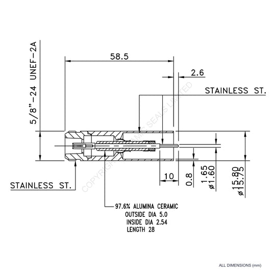 5kV Type 'N' Feedthrough