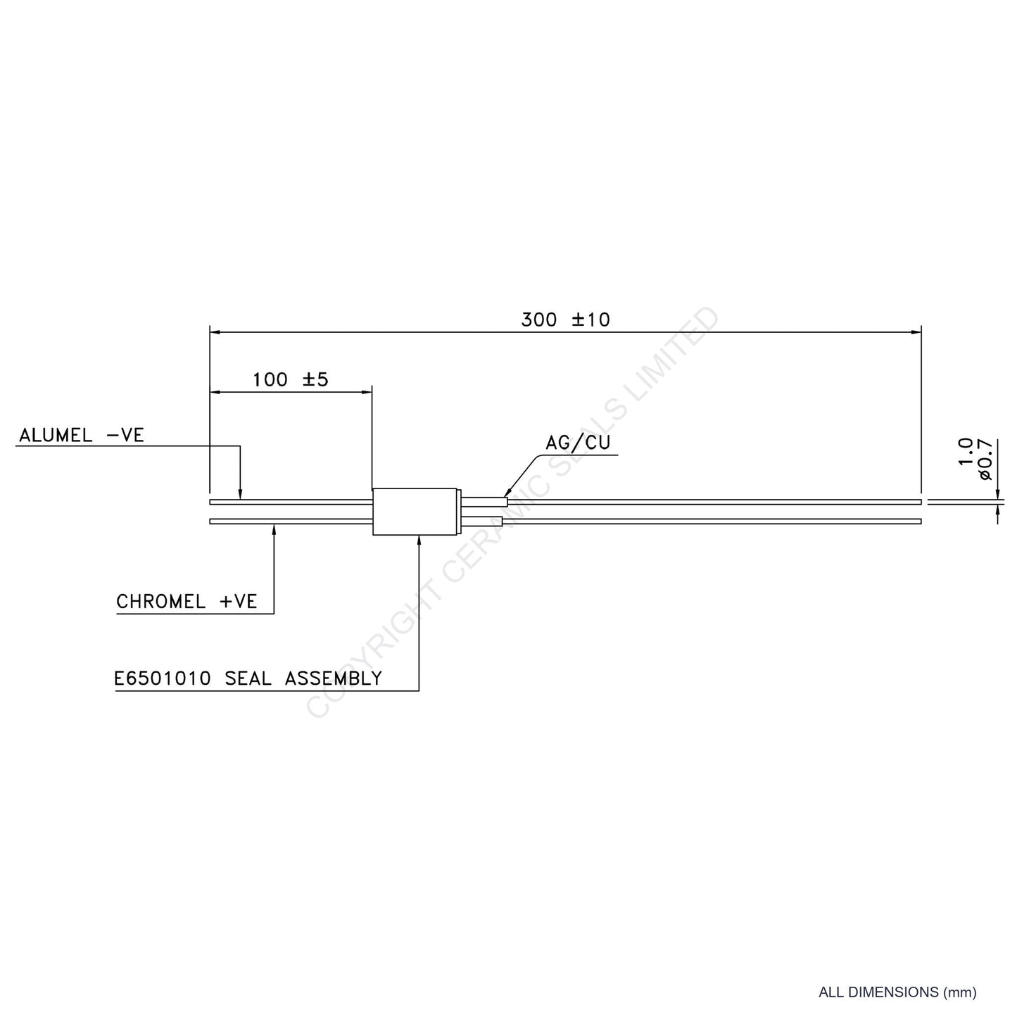 Twin Thermocouple Type K
