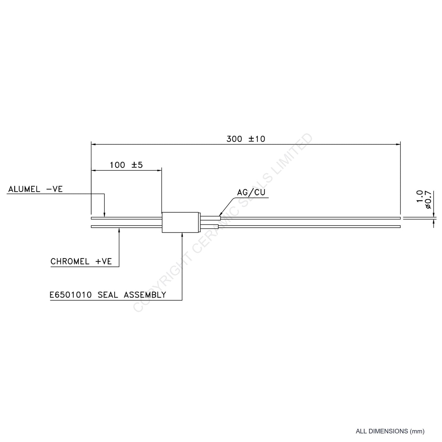 Twin Thermocouple Type K