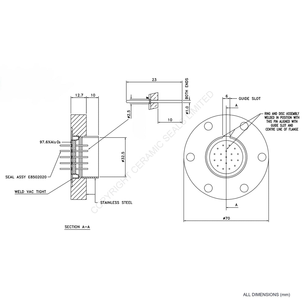 19 Way Socket – Ceramic Seals