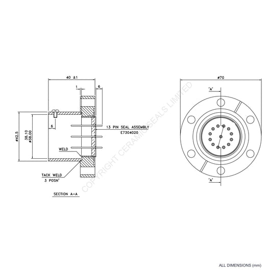 13 Way Socket