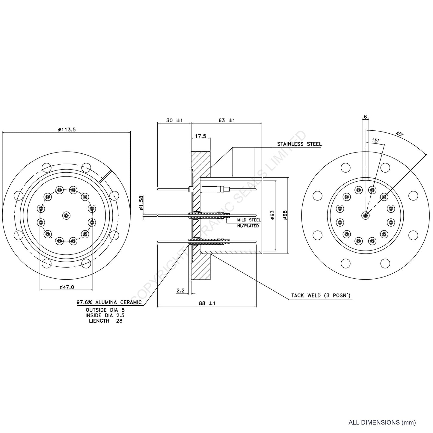 13 Pin Socket