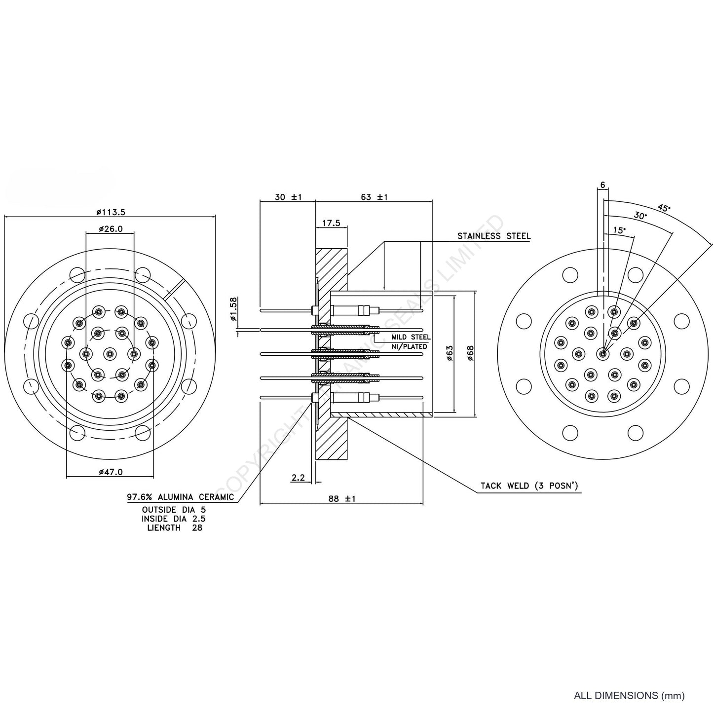 19 Pin Socket