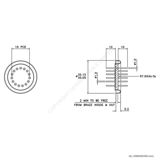 15 Pin Feedthrough