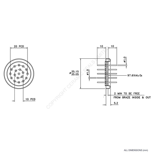 19 Pin Feedthrough