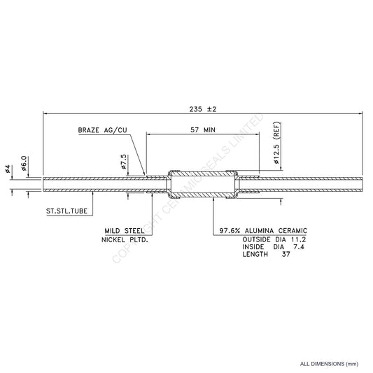 15kV Ceramic Insulator