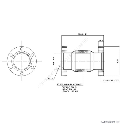 10kV Flanged Isolator